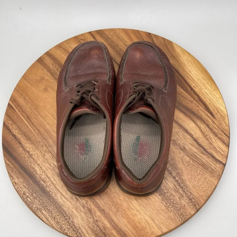 SAS 'Bout Time Shoes Mens Size 11.5 W Brown Leather Casual Walking Loafers